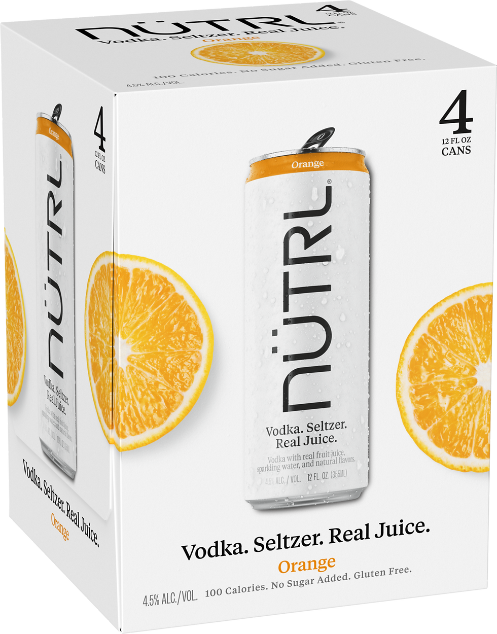Nutrl Orange 4 Pack