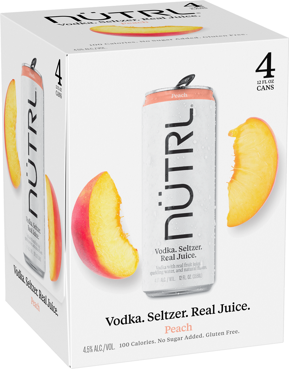 Nutrl Peach 4 Pack